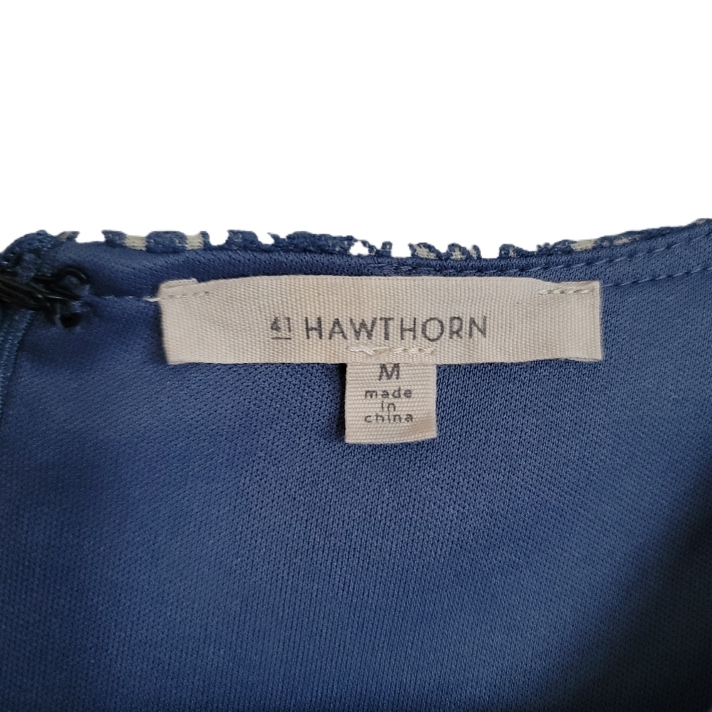 41 Hawthorn Dress M Medium Blue Floral Sleeveless - Picture 6 of 7